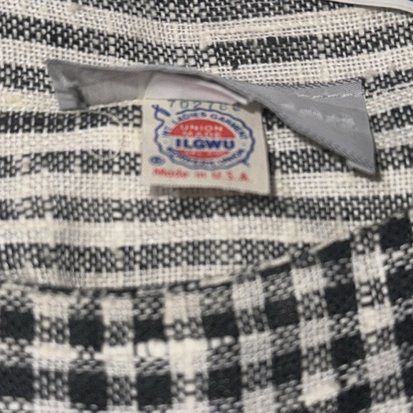 3 Piece Matching Vintage Set / Skirt Suit small XS S oversized gingham pattern - Picture 11 of 12